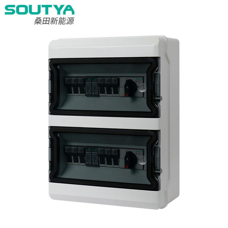1000 V DC Combiner Box 6 In 2 Out Isolator tyyppi