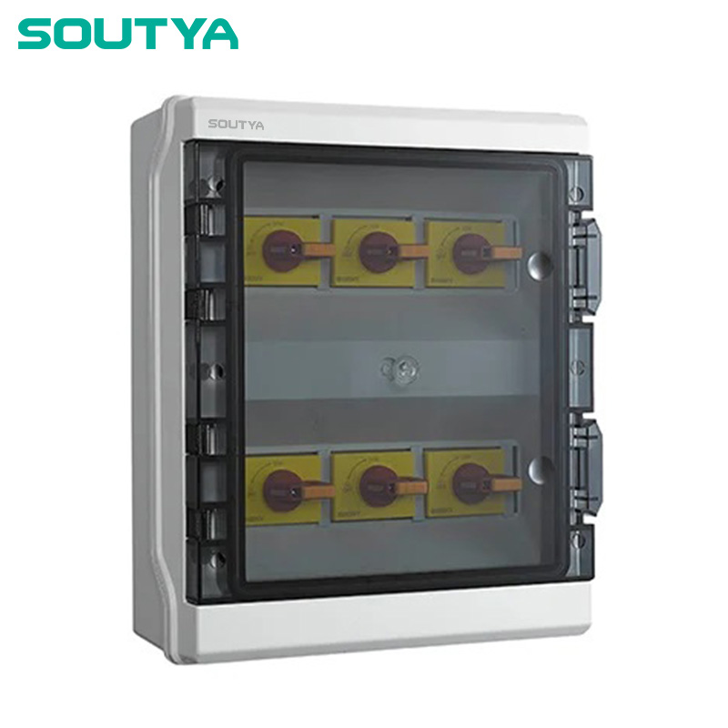 DC Isolator Box IP65 -kotelo kuusi nauhaa